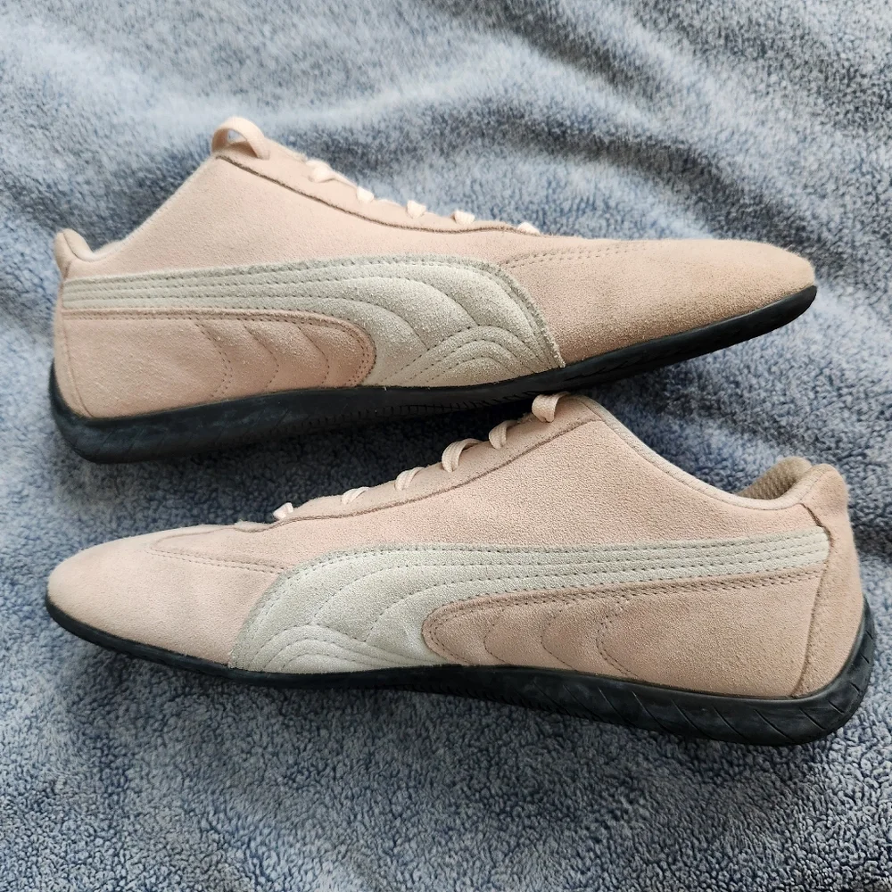 Puma Women's Speedcat OG Suede Sneakers Pink White Size 9.5/40.5 - Picture 5 of 11
